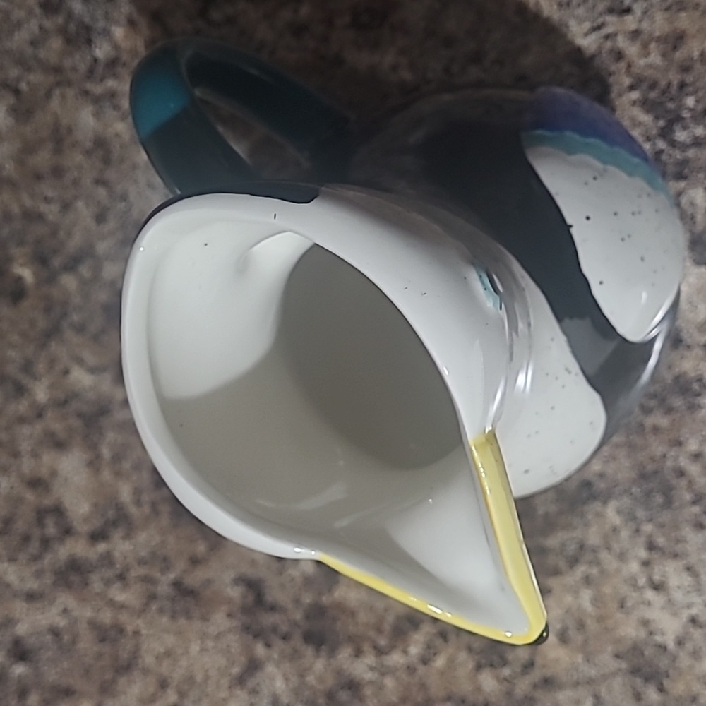 Colorful Toucan Ceramic Pitcher - Picture 3 of 5